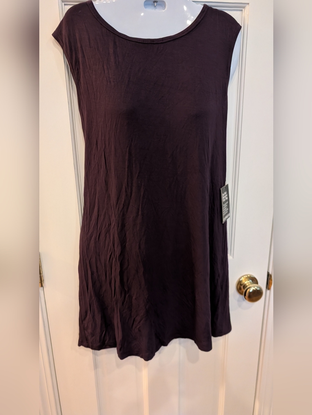 Express Sleeveless Dress in Deep Purple
